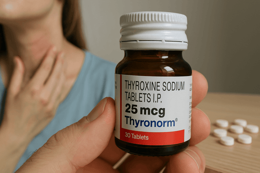 Thyronorm 25 mcg thyroid medication for hypothyroidism treatment.