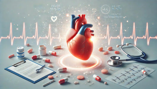 A heart, a stethoscope, and medication of Met XL