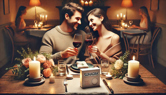Couple getting closer with the use of Suhagra medicine