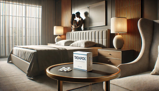 A couple trying to make love and got the satisfaction with Tadapox medicine in their relationship