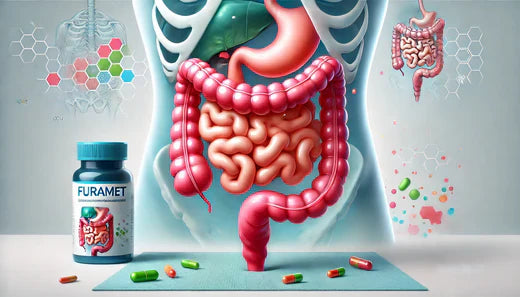Furamet for intestinal infection