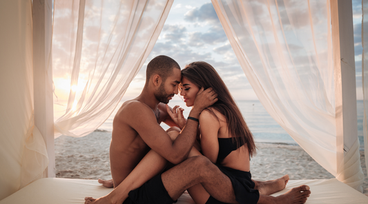 Passionate Young Couple Beachside