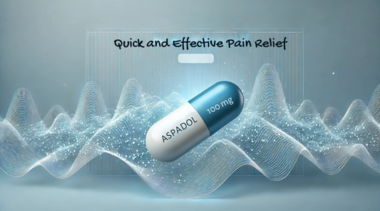 Aspadol 100 mg, designed to convey quick and effective pain relief.