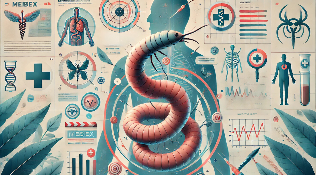 Mebex medicine treats parasitic infections in the human body