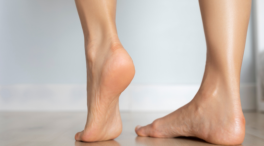 Feet with smooth steps