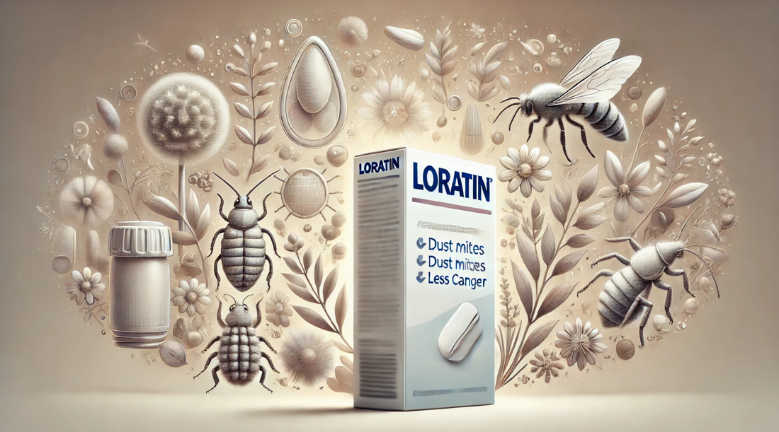 Loratin medicine used for allergens