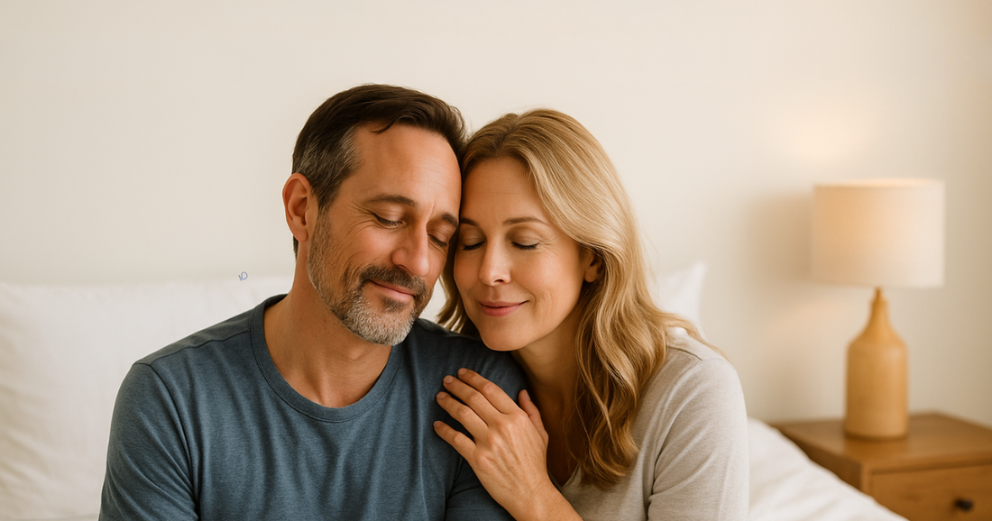 A couple making love 