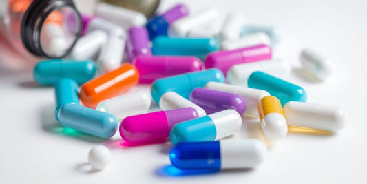 Capsules spread over the surface